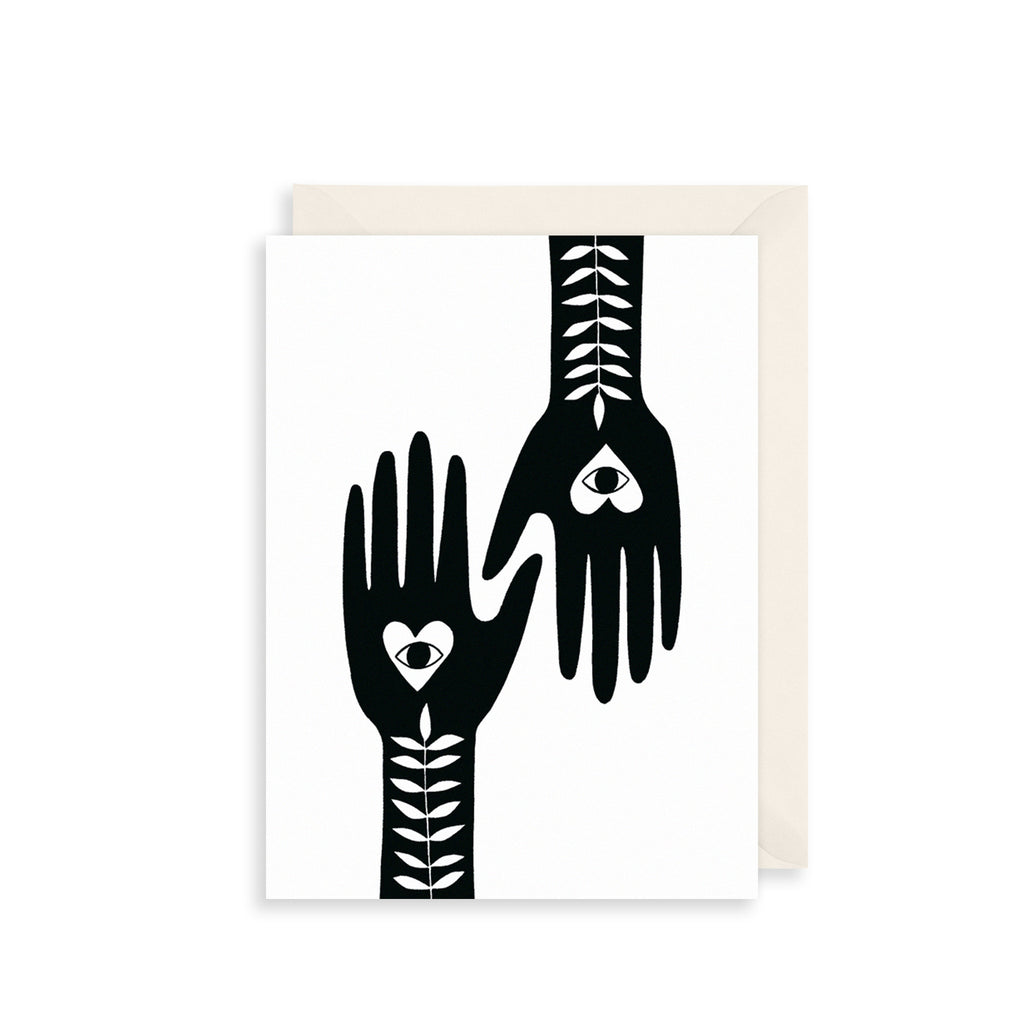 Two Hearts Greetings Card The Art File