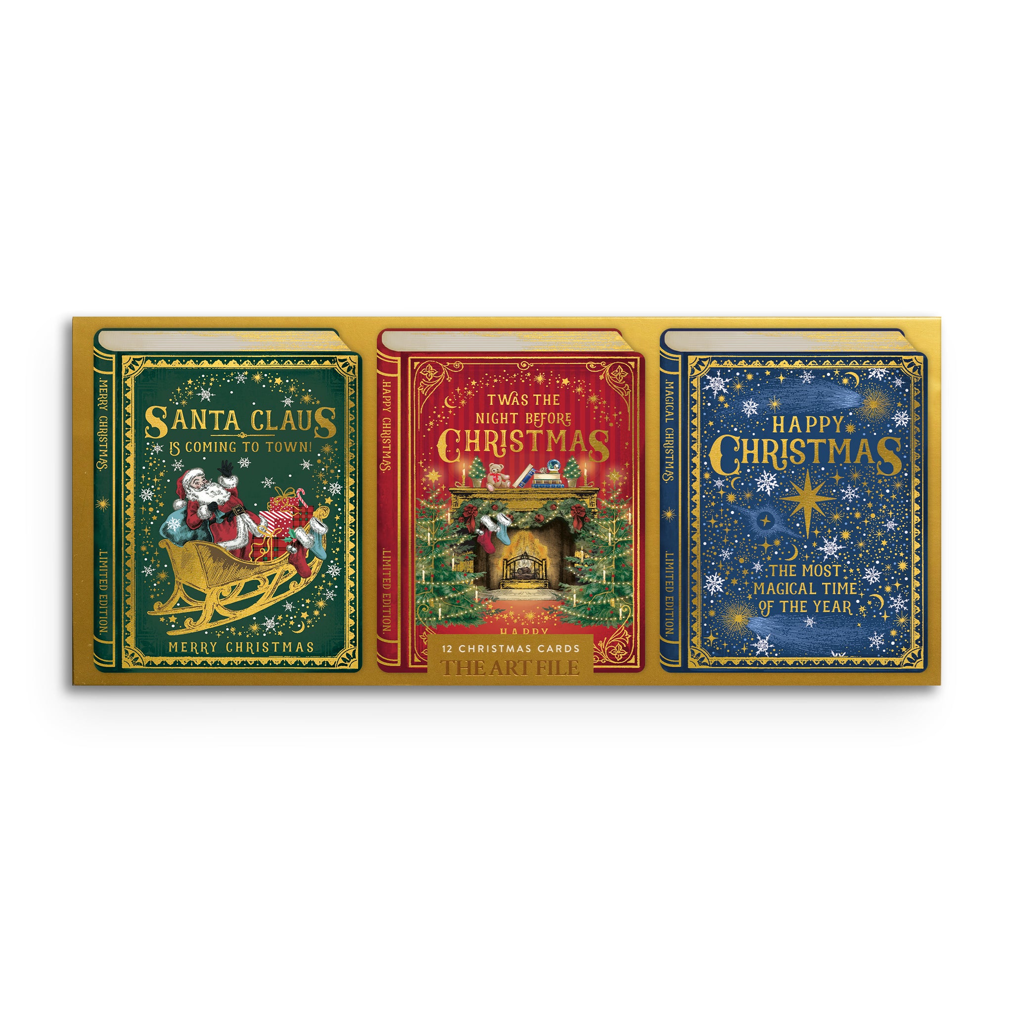 Storybook, 12x Christmas Card Box - 3 Designs