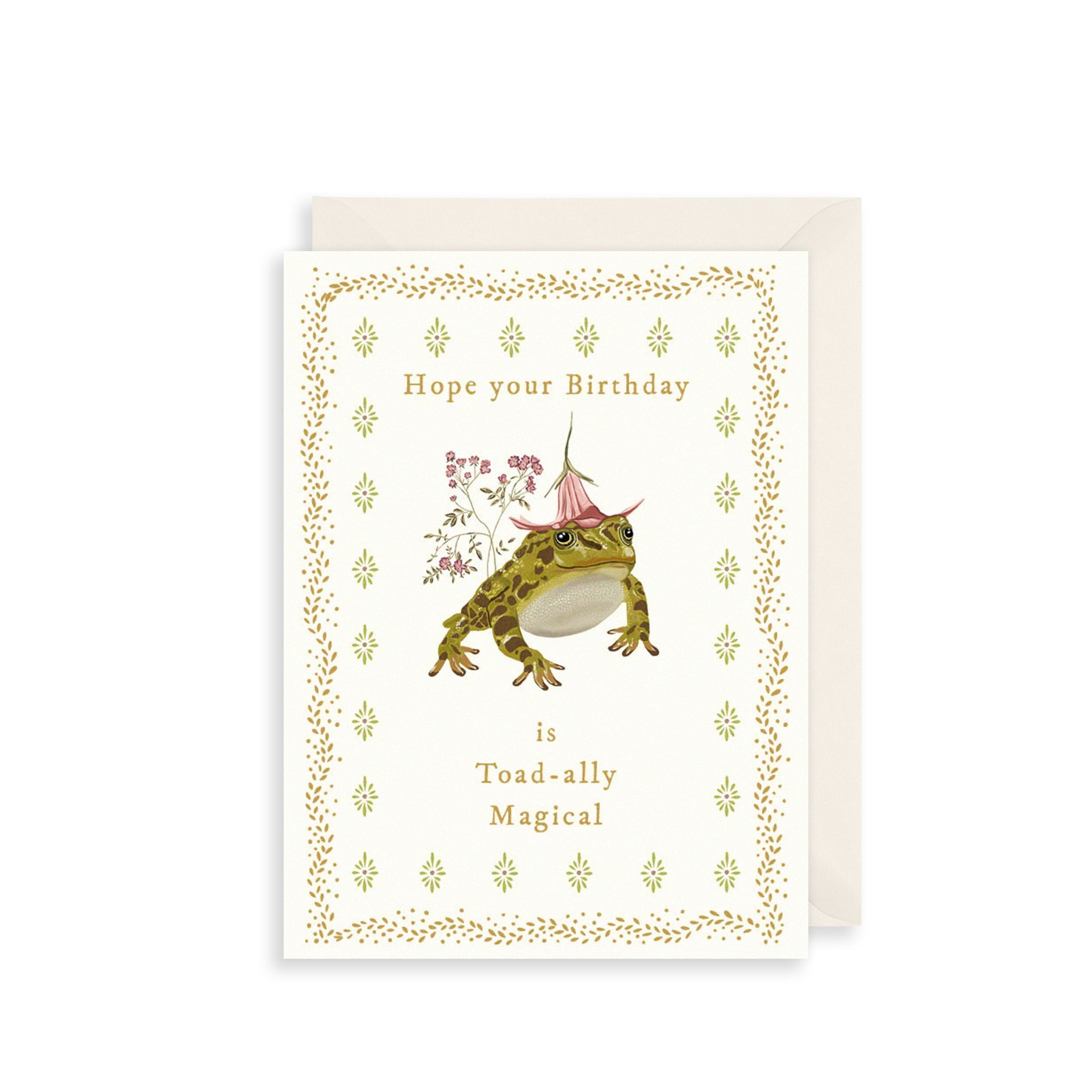 Toad-ally Magical Birthday Card