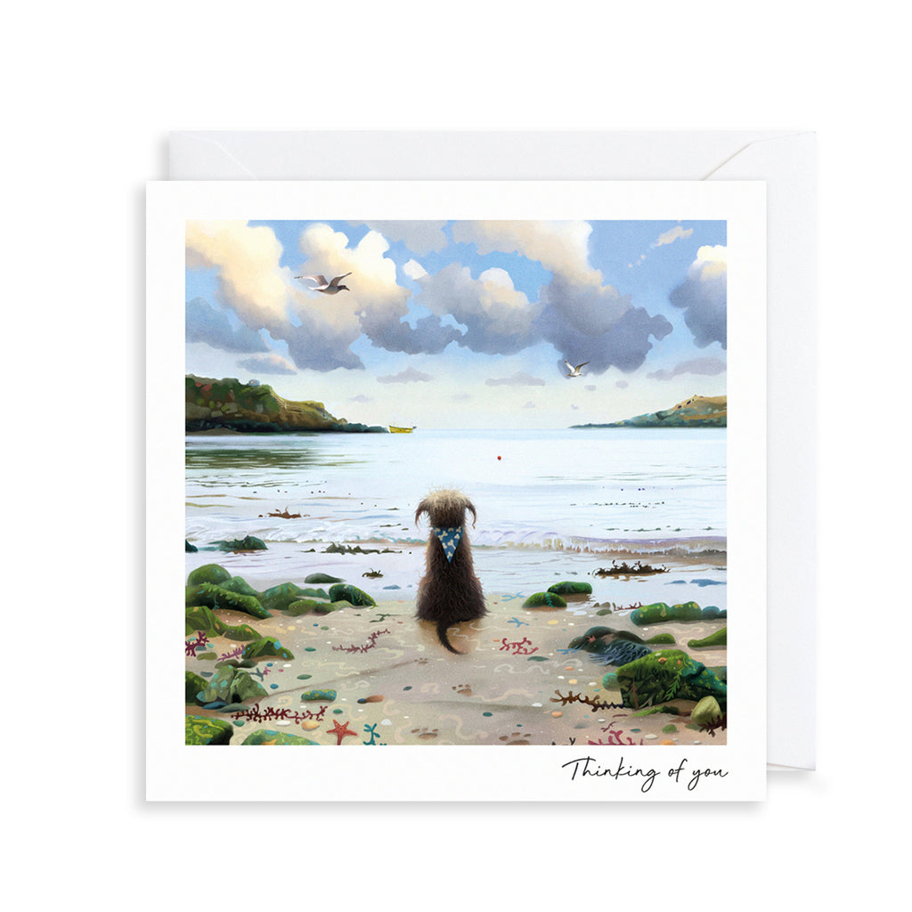 Thinking Of You Here Greetings Card The Art File