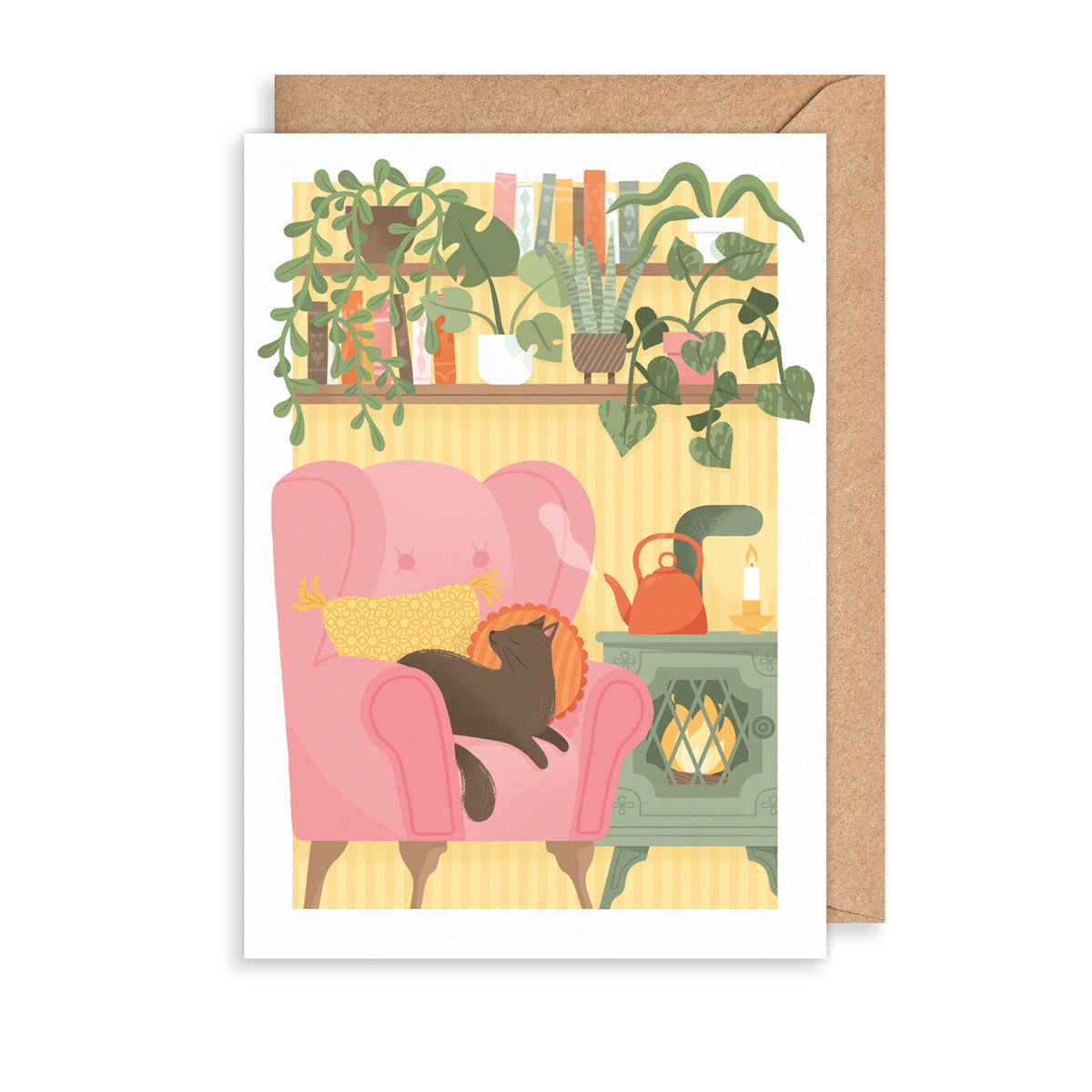 Cozy Armchair Cat Everyday Card