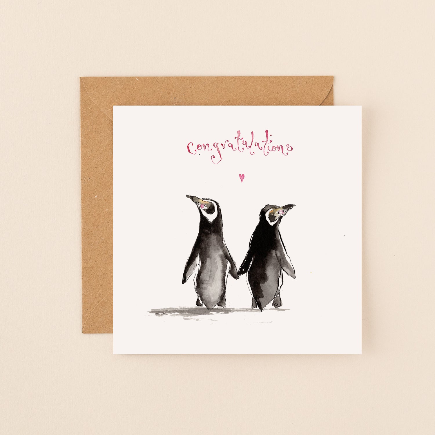 Penguins Congratulations Card