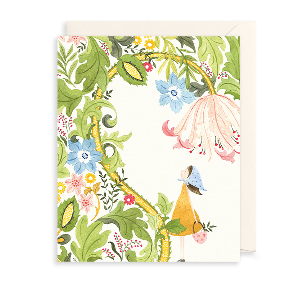 Large Flower Greetings Card The Art File