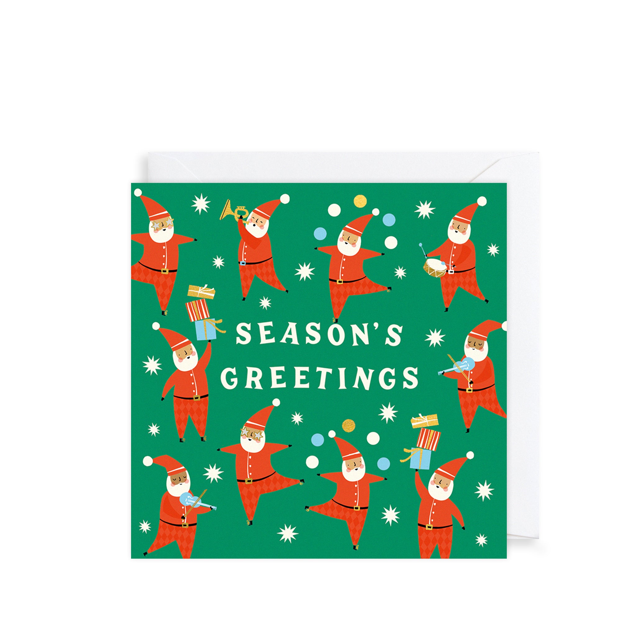 Musical Santa Christmas Card Wallet