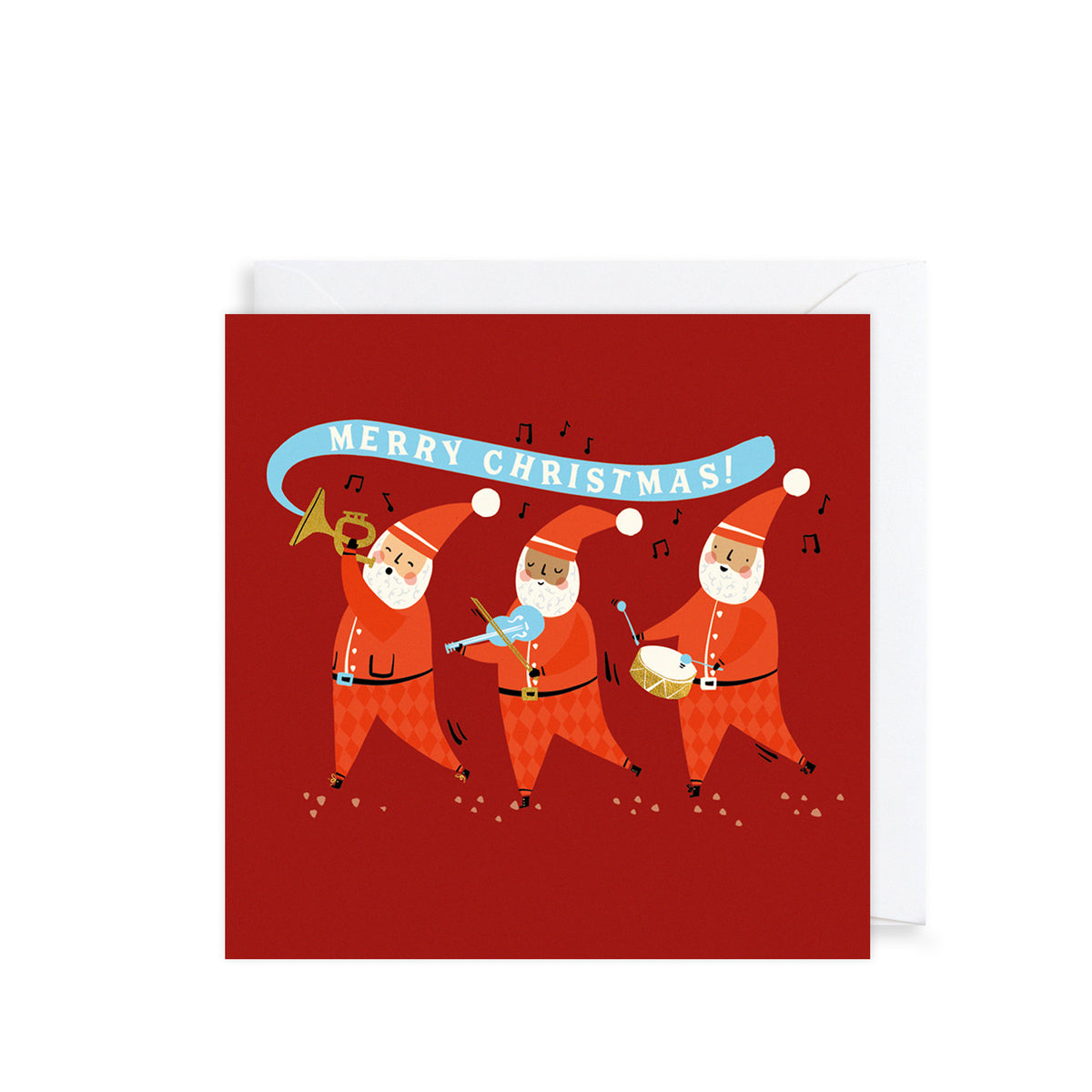 Musical Santa Christmas Card Wallet