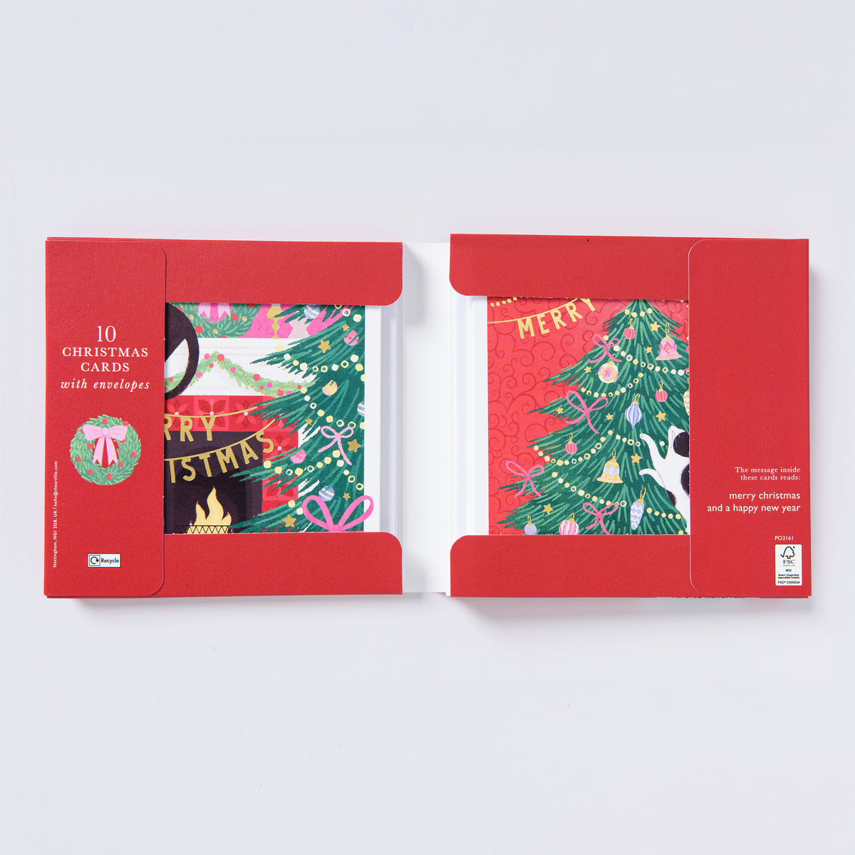 Cute Cats Christmas Card Wallet