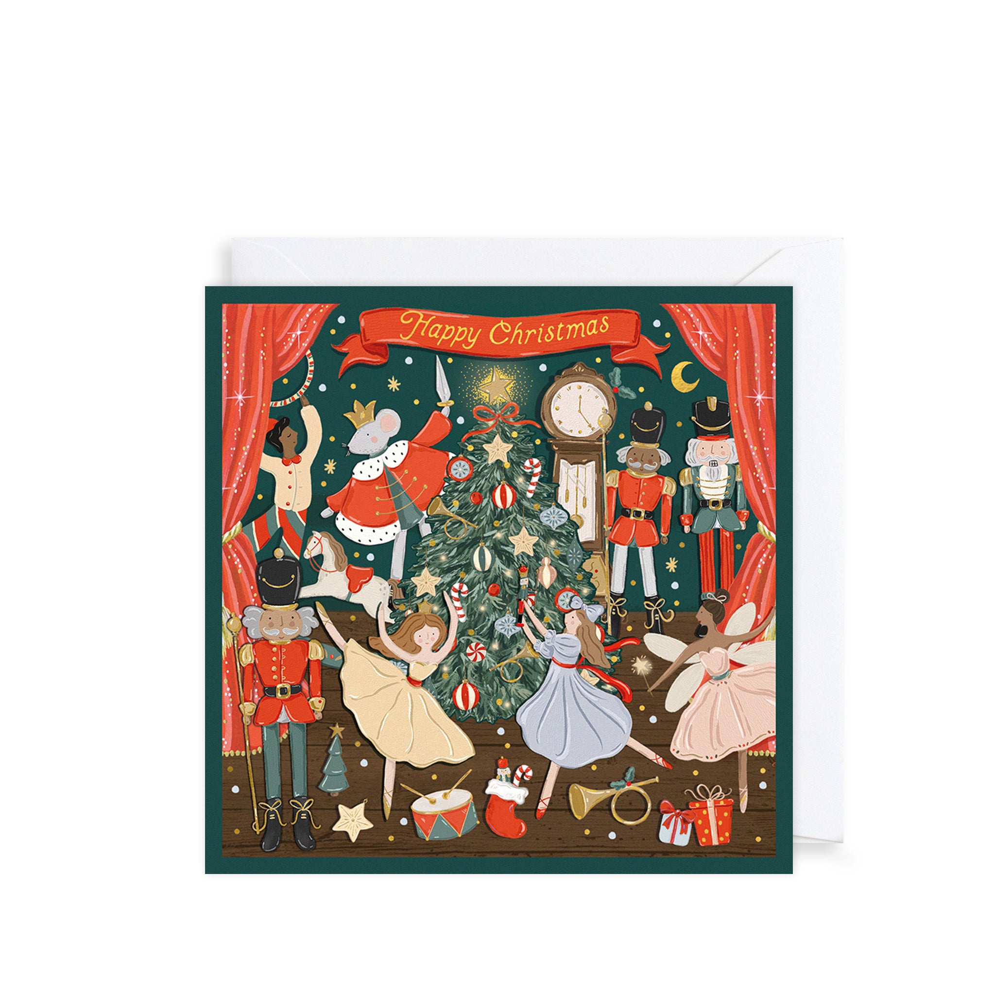 Nutcracker Christmas Card Wallet