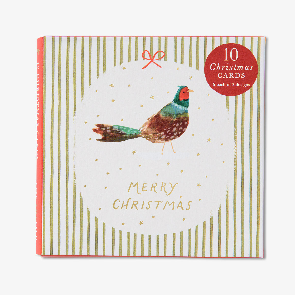 Cosy Cottage & Pheasant Christmas Card Wallet
