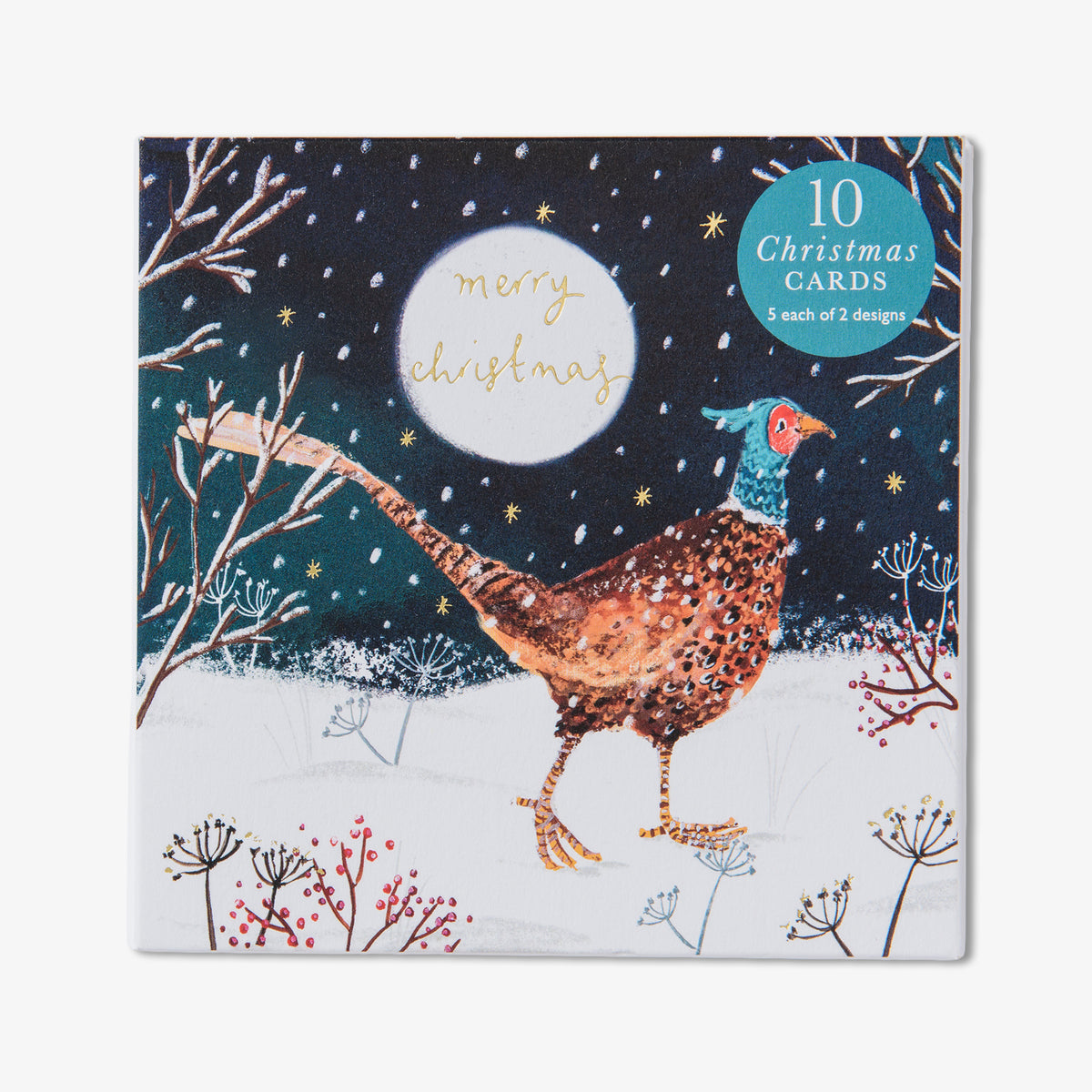 Rabbit & Pheasant Christmas Card Wallet