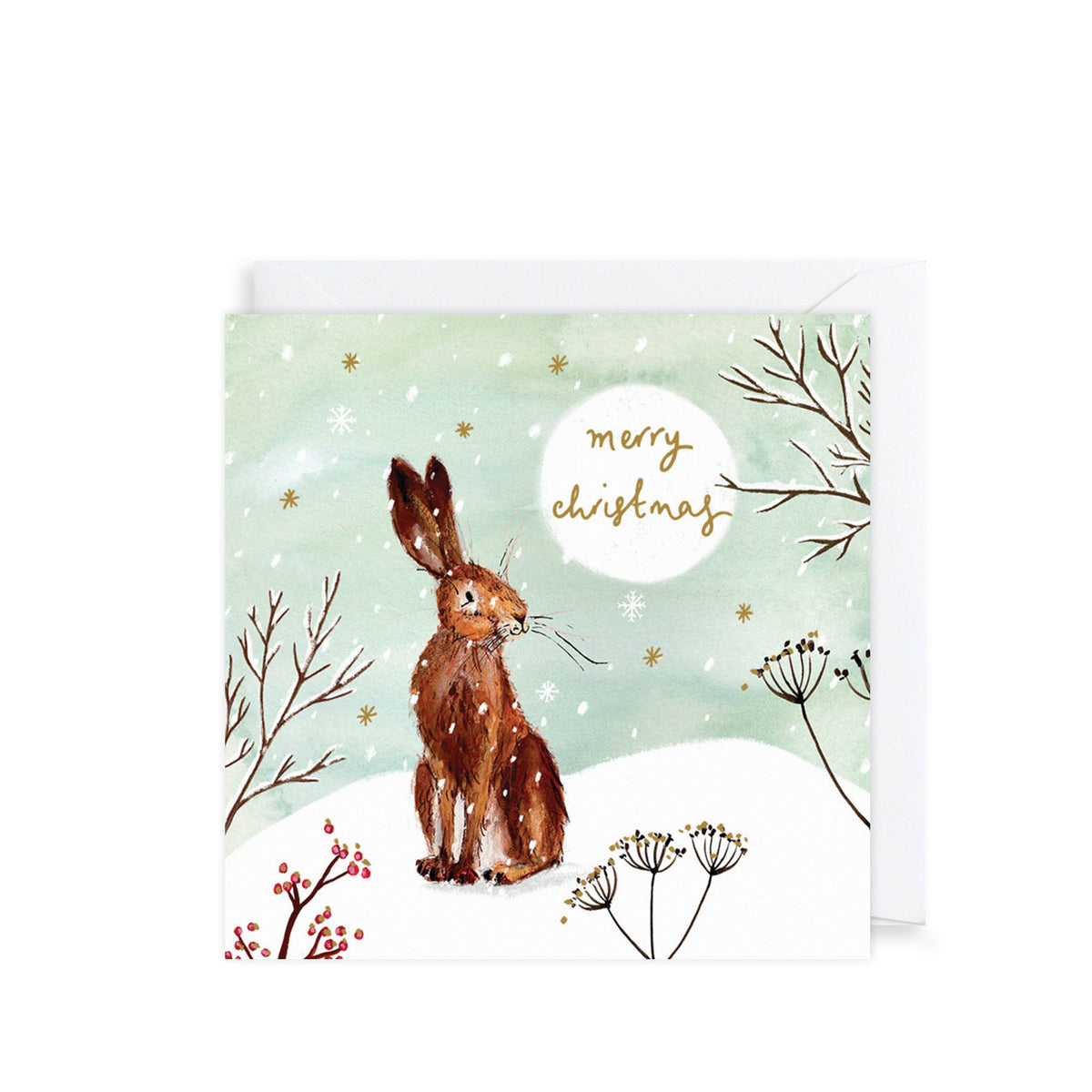 Rabbit & Pheasant Christmas Card Wallet