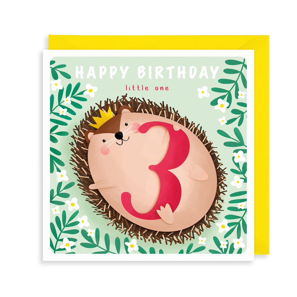 3rd Birthday, Little One Greetings Card The Art File