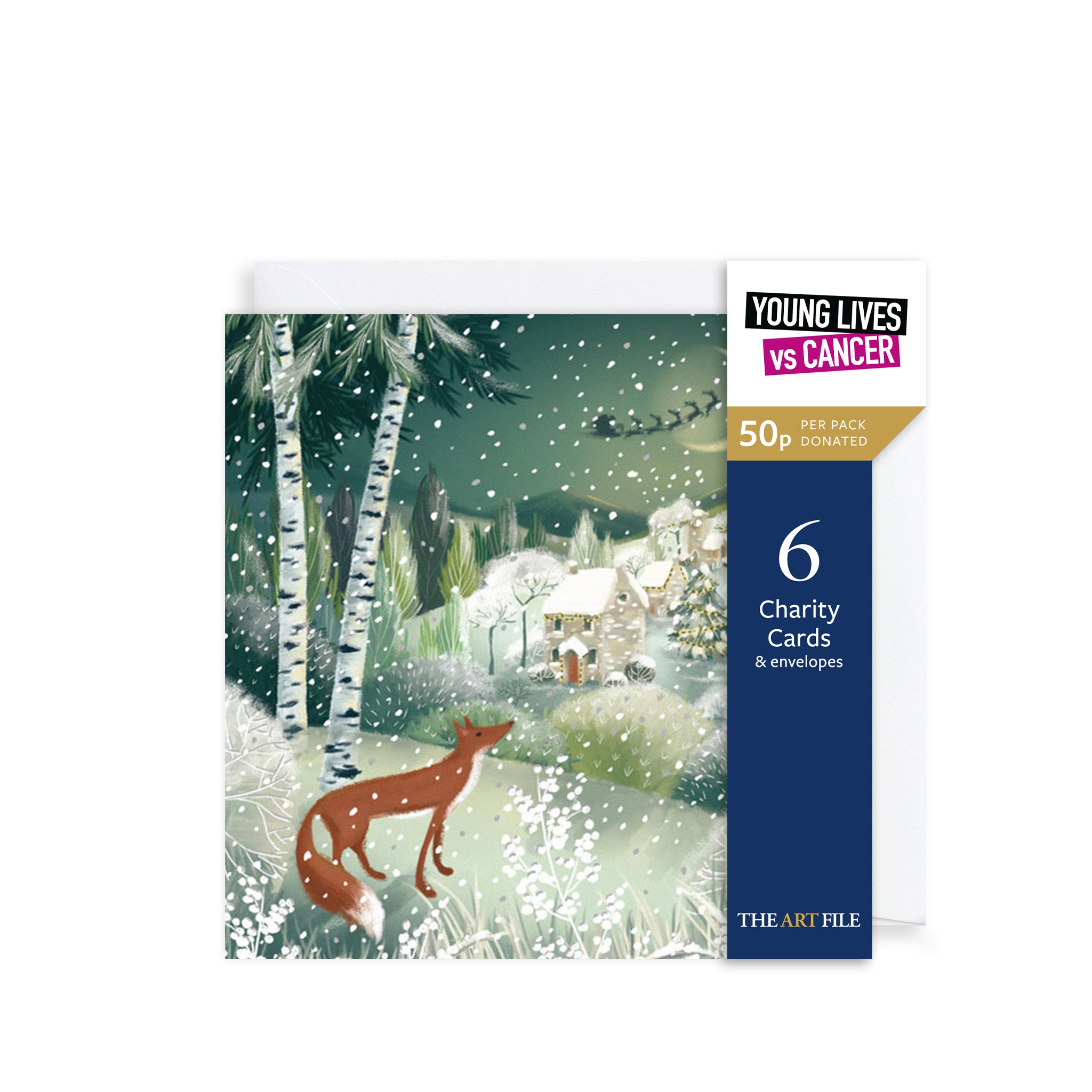 Snowy Fox, Christmas Charity Cards
