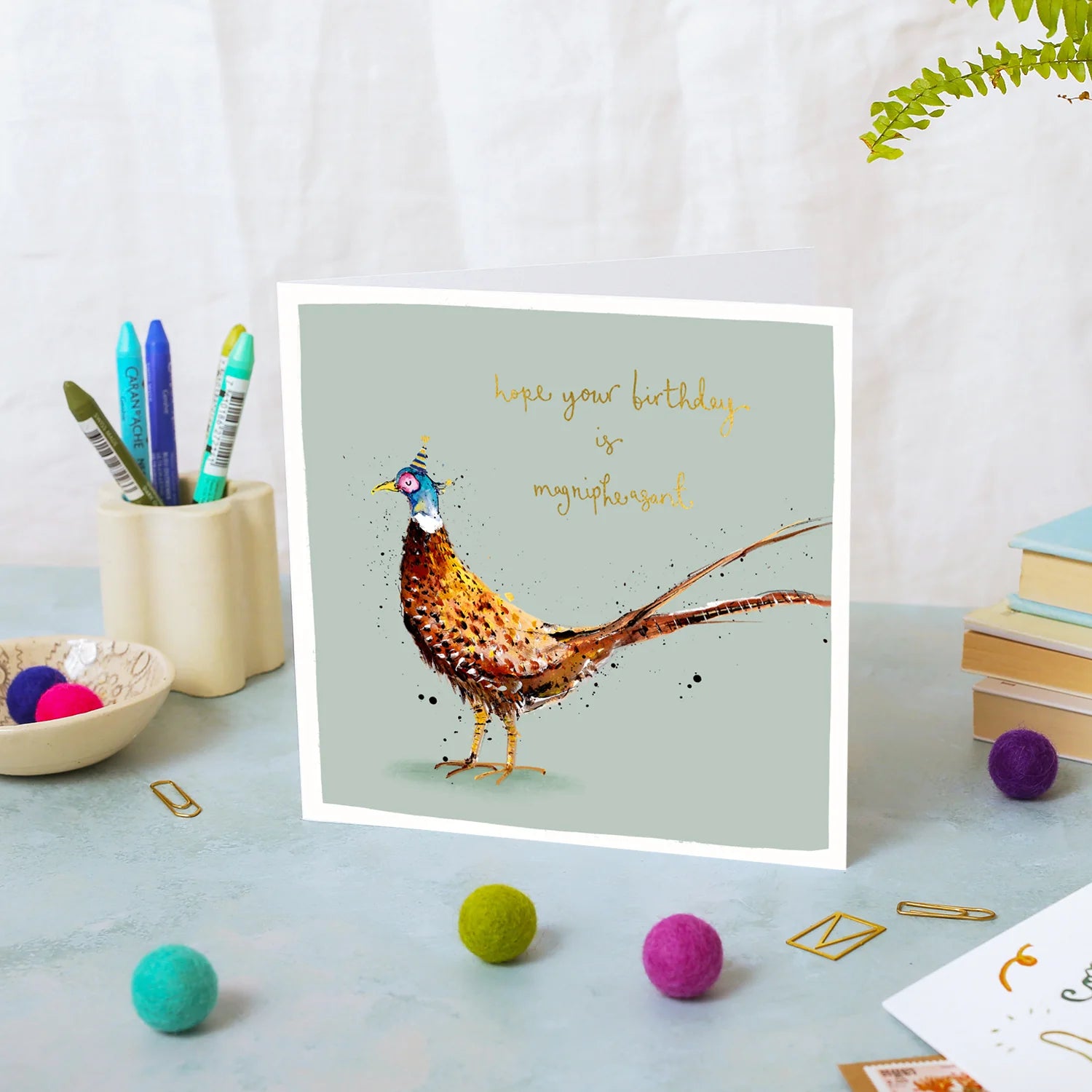 Pheasant Birthday Card