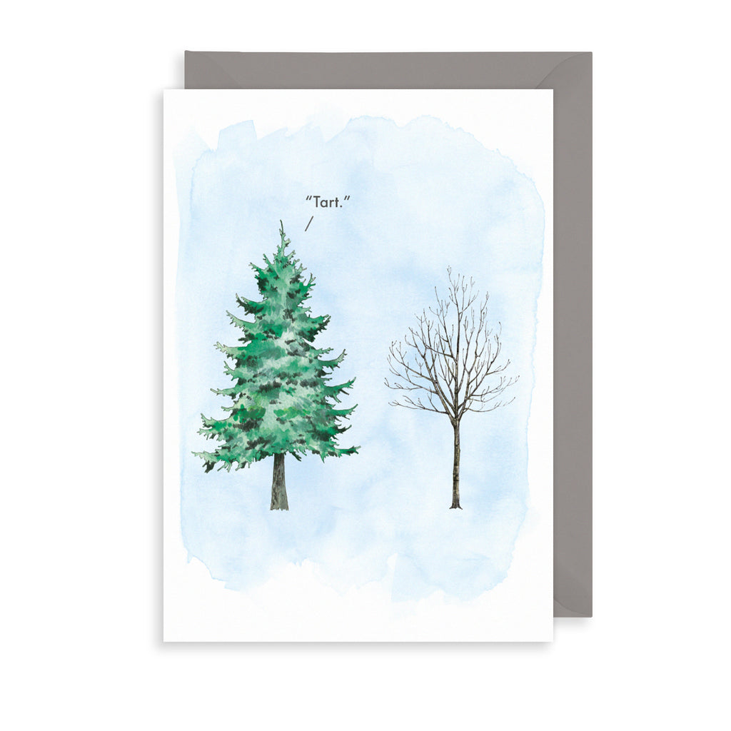 Tart Tree Greetings Card The Art File