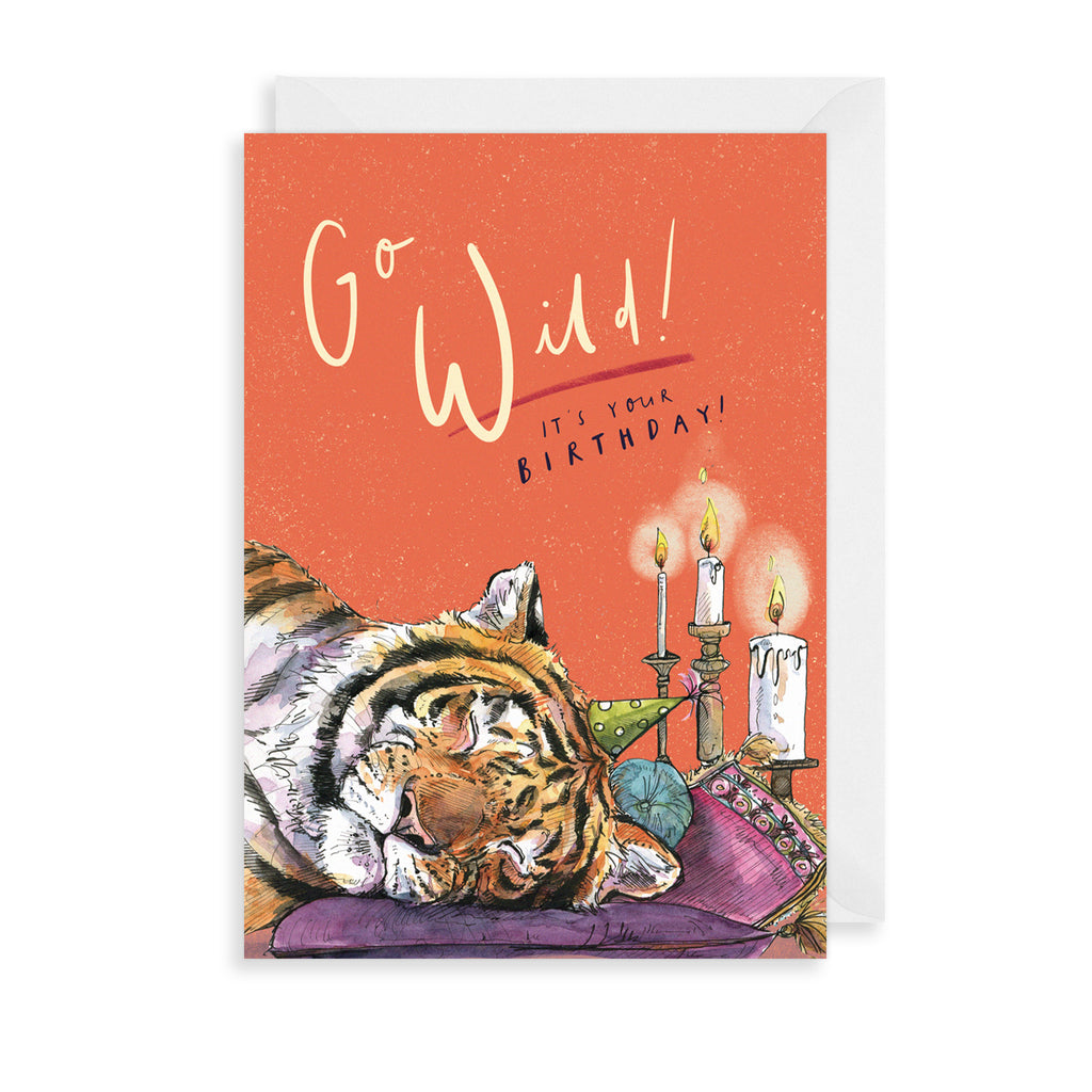 Go Wild Greetings Card The Art File
