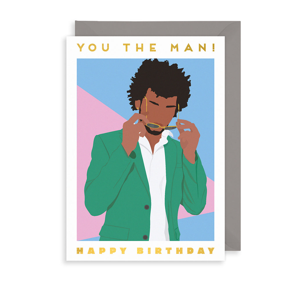 You The Man Greetings Card The Art File