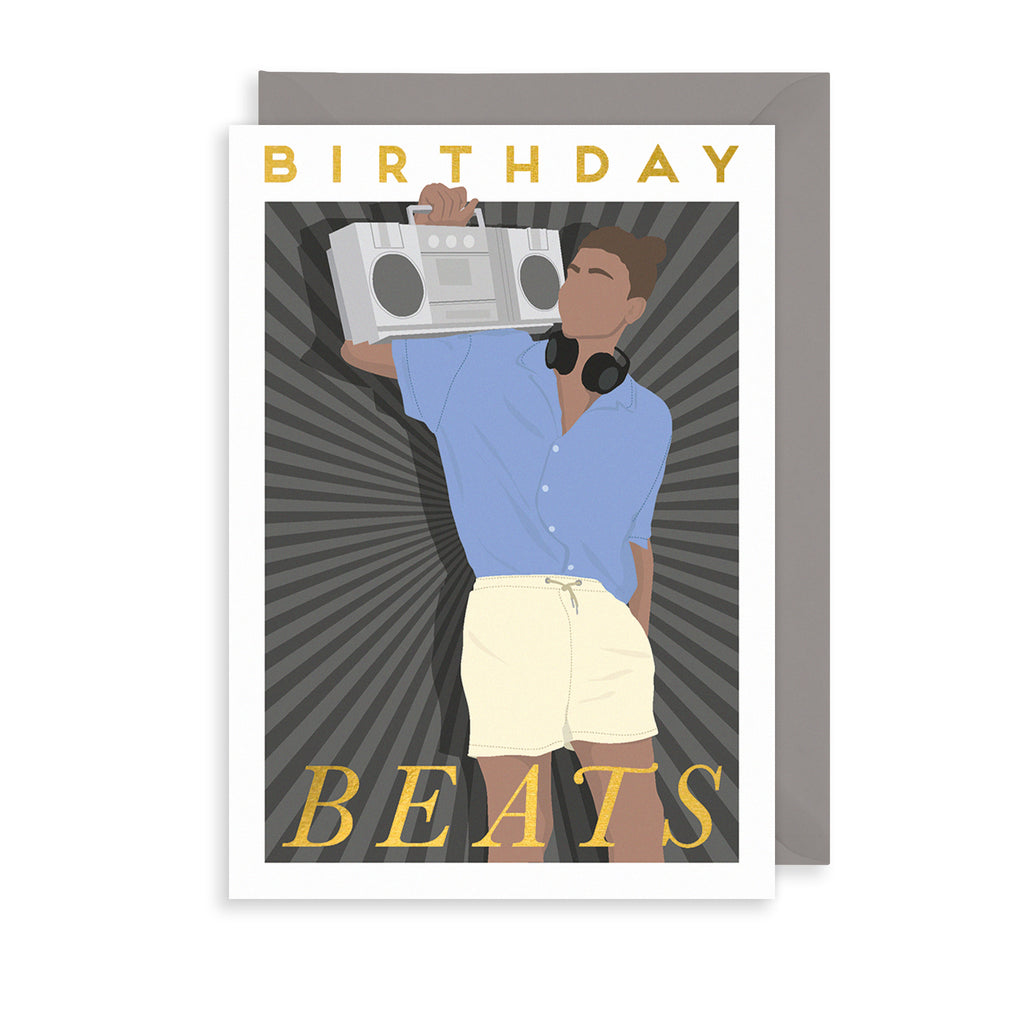 Birthday Beats Greetings Card The Art File