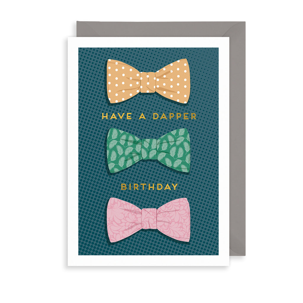 Dapper Birthday Greetings Card The Art File